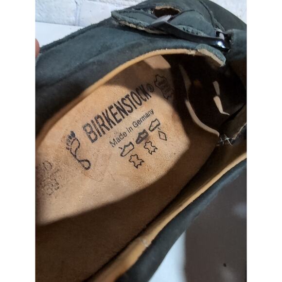 Birkenstock Madeira Black Nubuck Mary Jane Sandals Size 39 Women's 8-9 READ - Picture 11 of 13